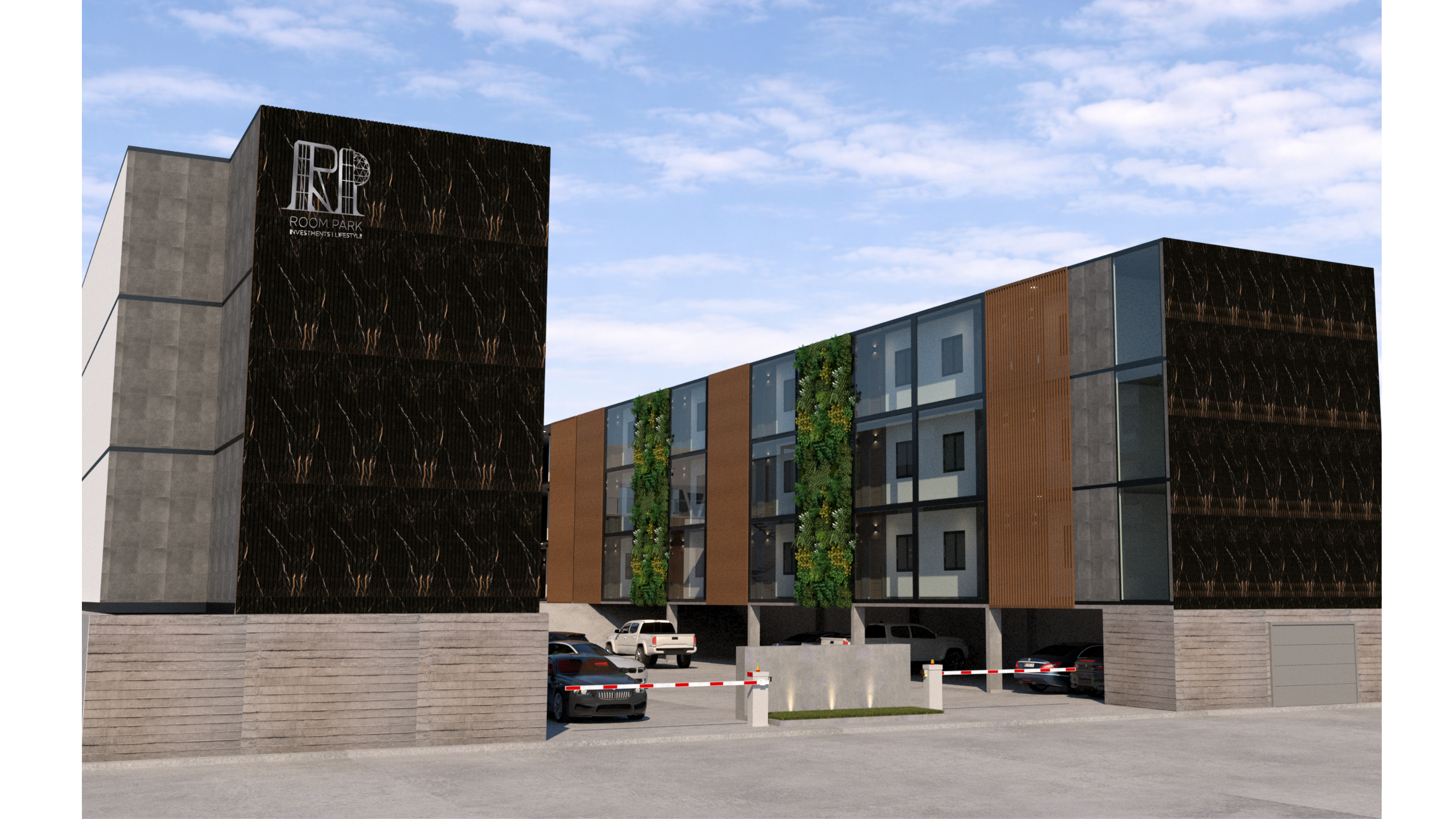 Fachada principal — Room Park AGC